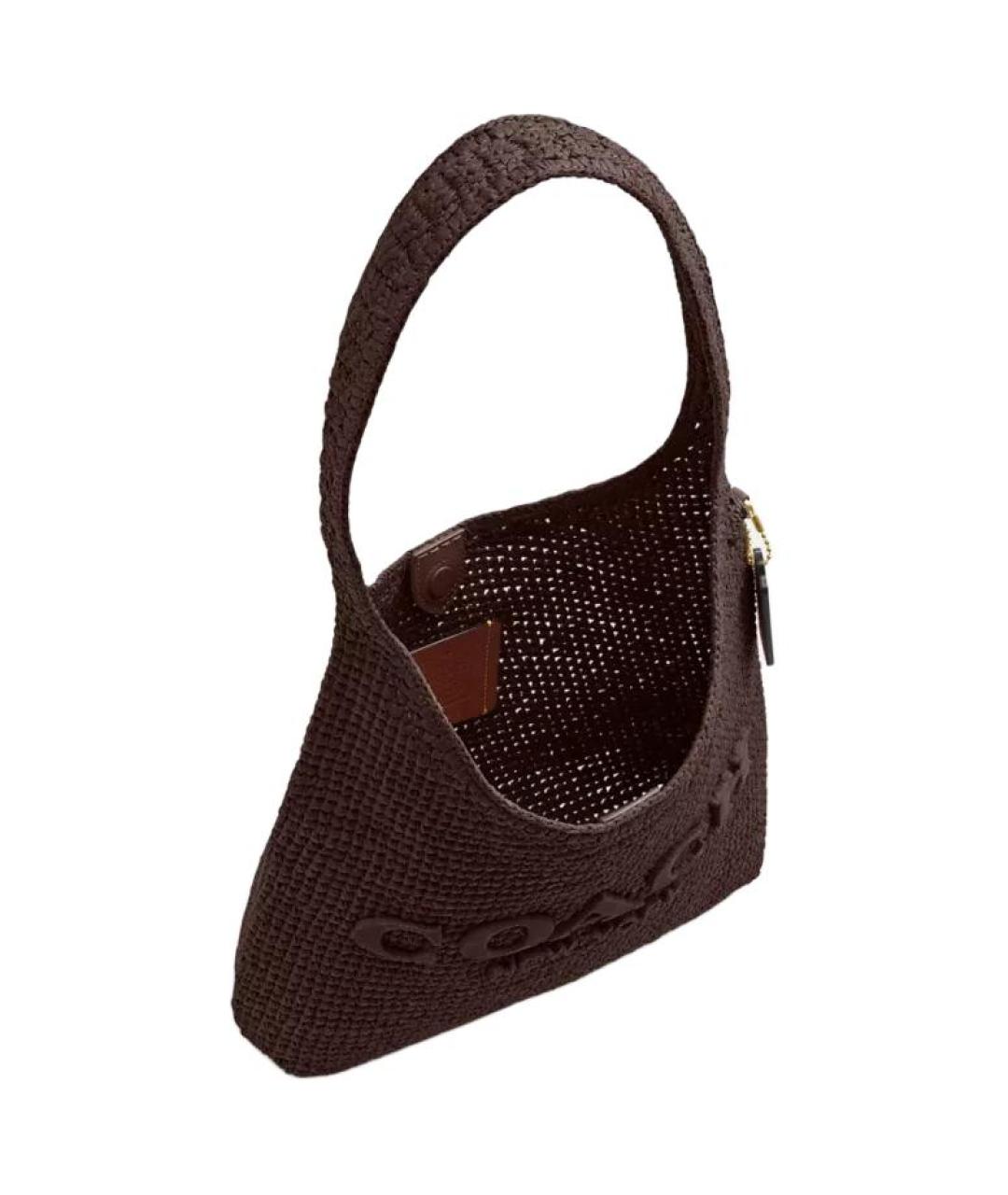 COACH Коричневая сумка через плечо, фото 4