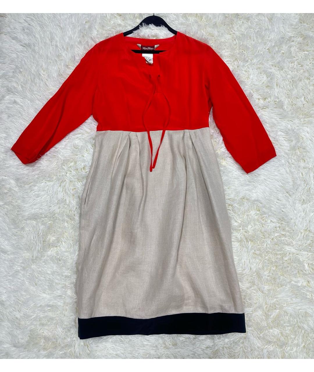 MAX MARA STUDIO Мульти повседневное платье, фото 6