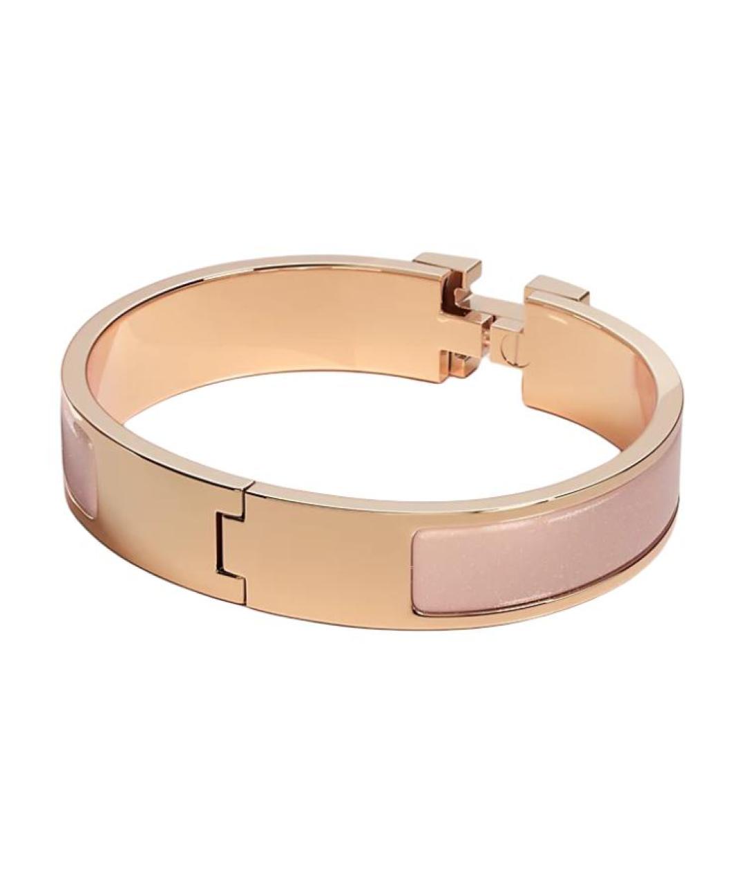 HERMES Розовый браслет, фото 2
