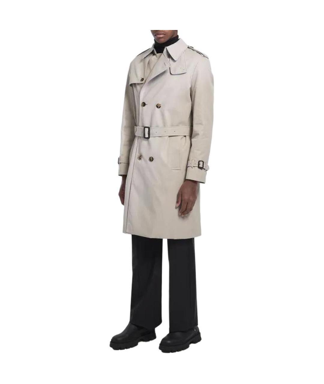 BURBERRY Серый тренч / плащ, фото 3