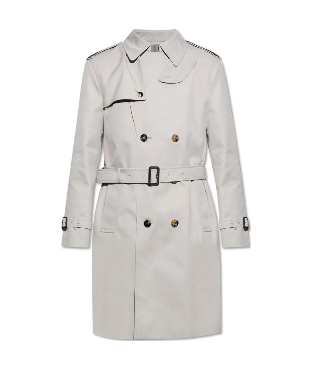 BURBERRY Серый тренч / плащ, фото 1