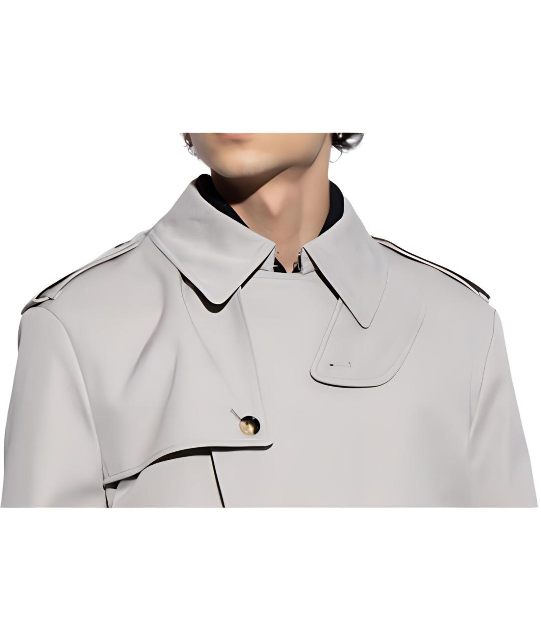 BURBERRY Серый тренч / плащ, фото 5