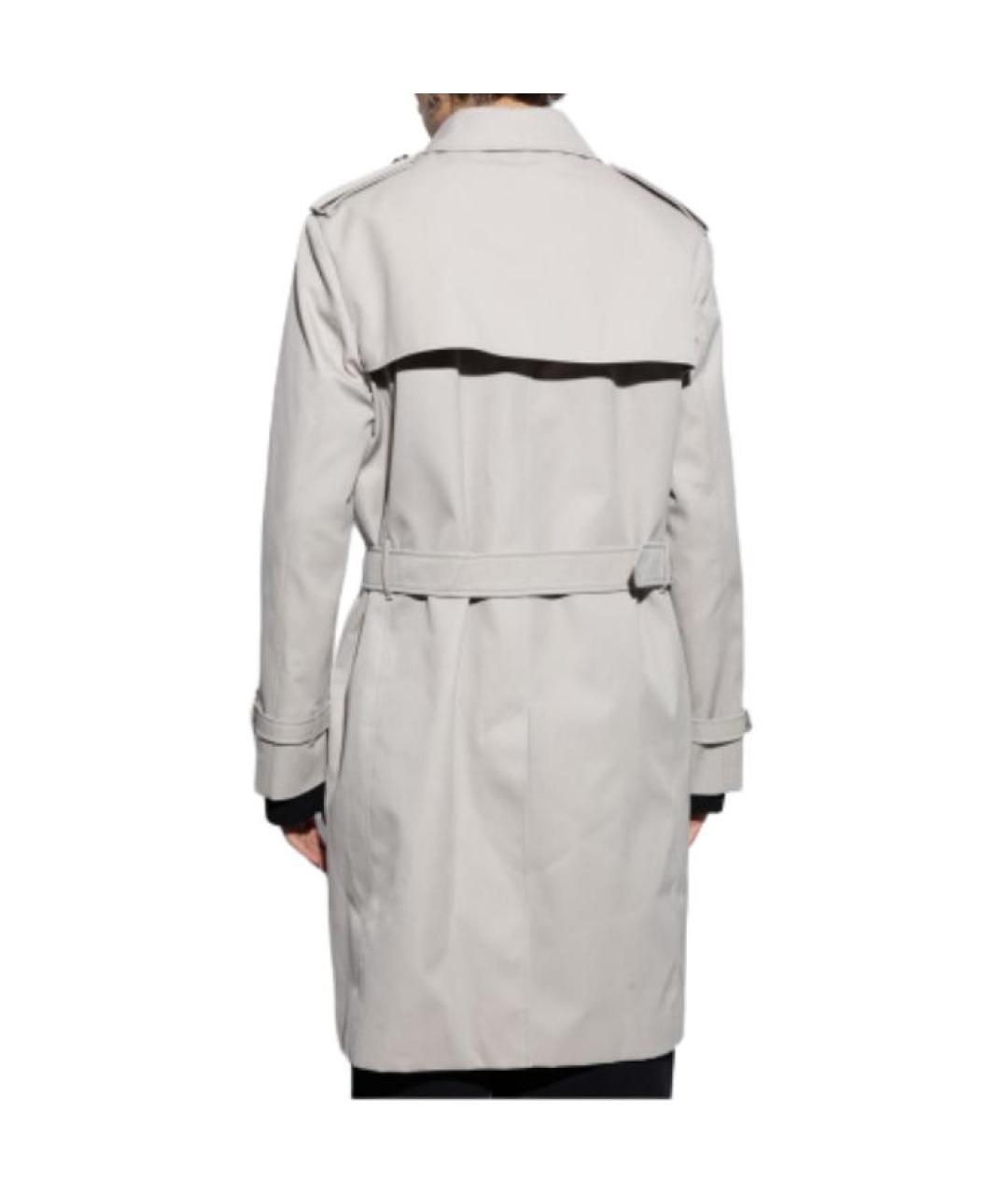 BURBERRY Серый тренч / плащ, фото 4