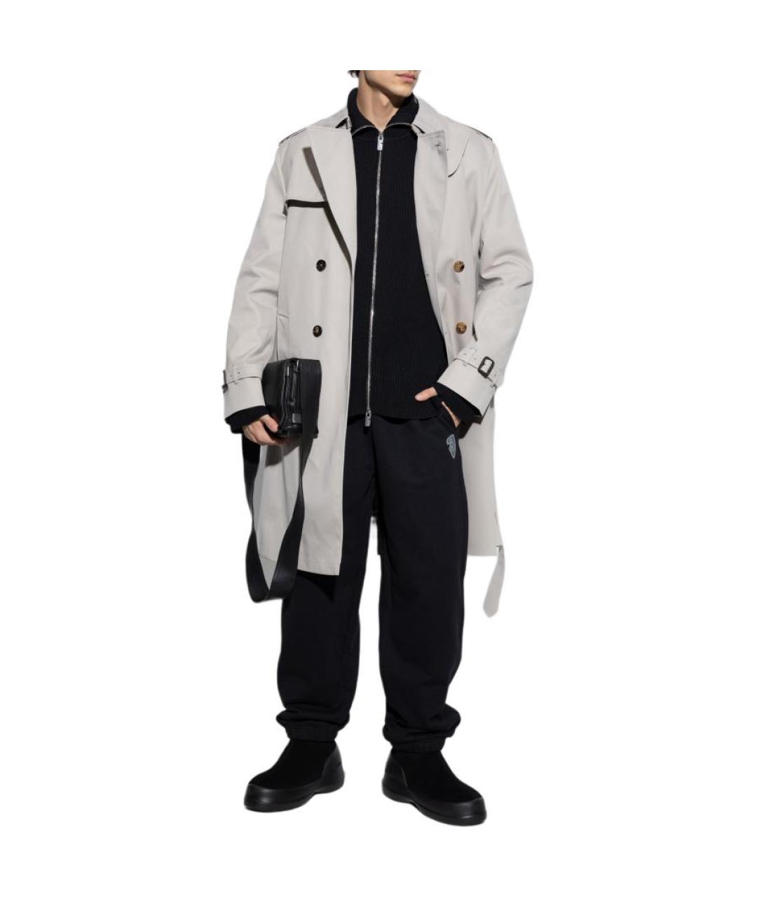 BURBERRY Серый тренч / плащ, фото 2