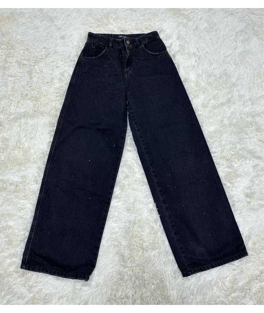 BLUMARINE Черные прямые джинсы, фото 6