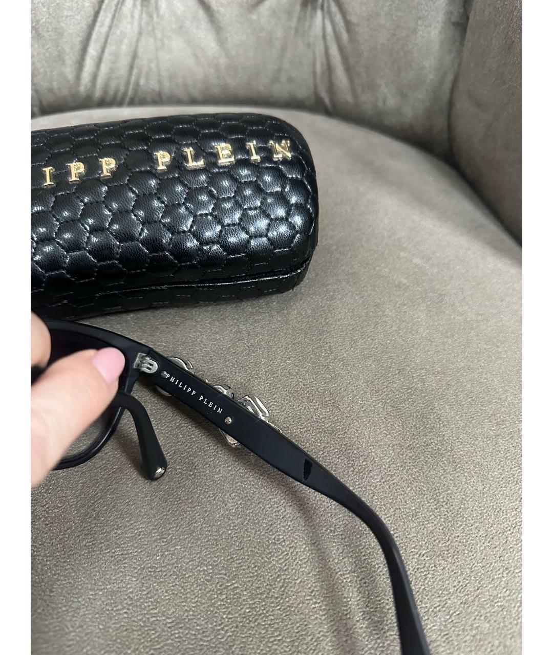 PHILIPP PLEIN Антрацитовые солнцезащитные очки, фото 5
