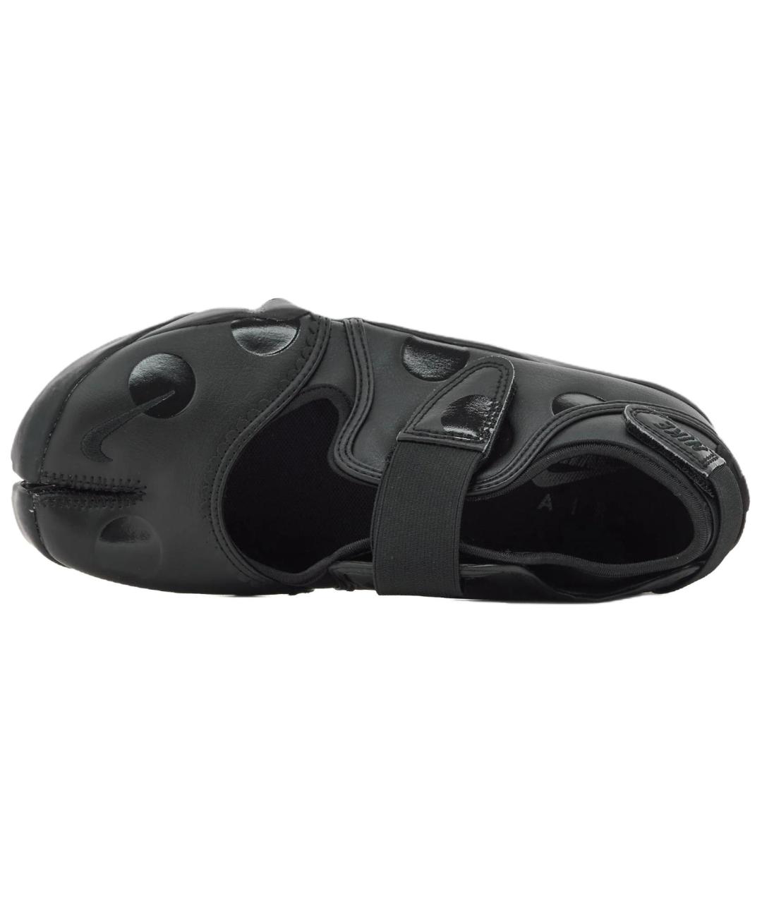 NIKE Черные кожаные кроссовки, фото 5