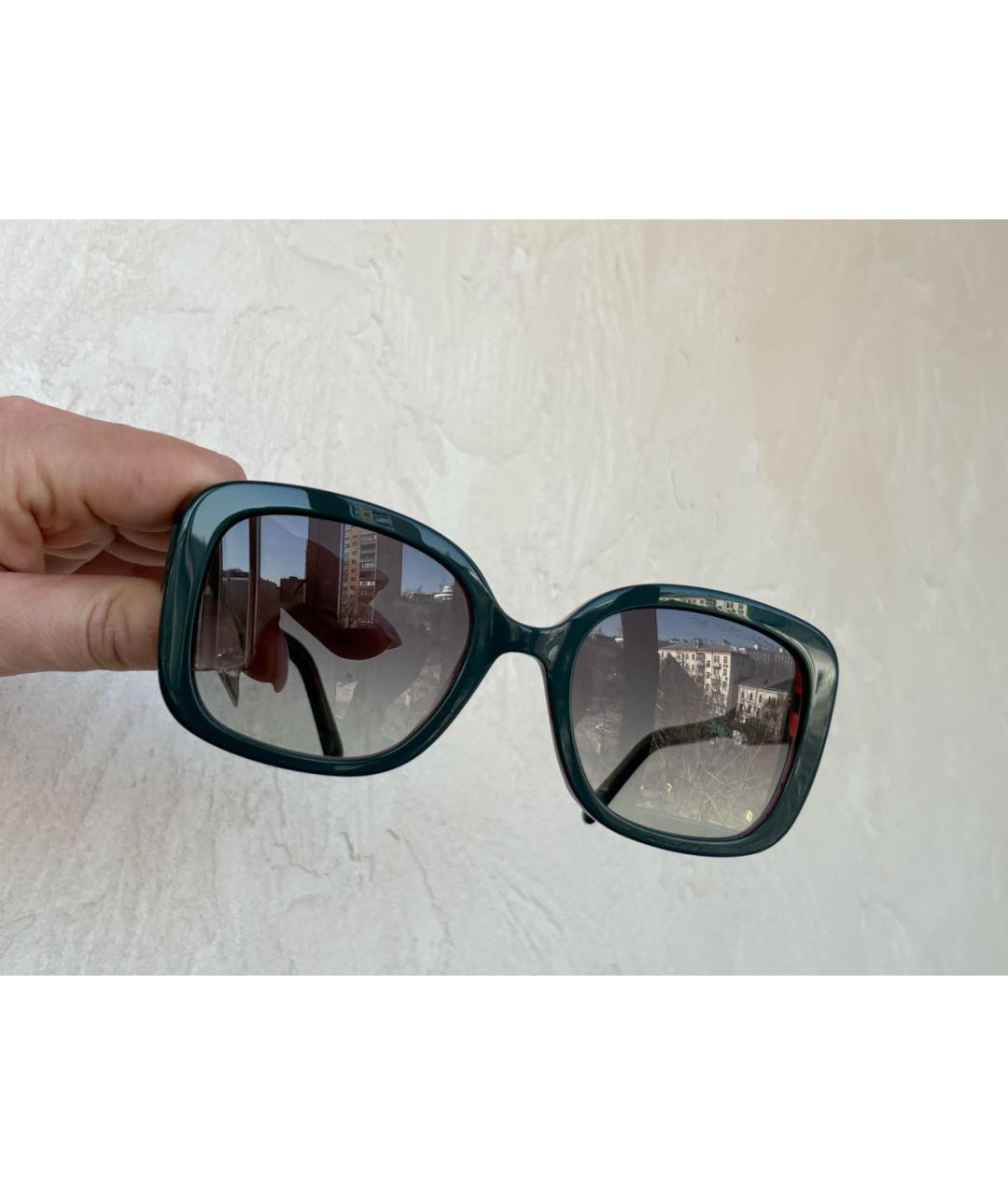 MARC JACOBS Зеленые пластиковые солнцезащитные очки, фото 2