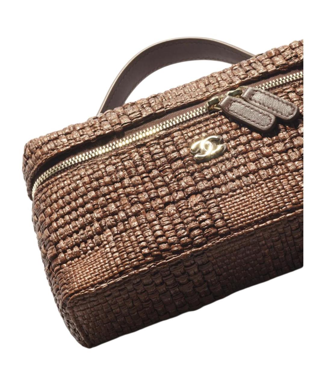 CHANEL Коричневая сумка через плечо, фото 4