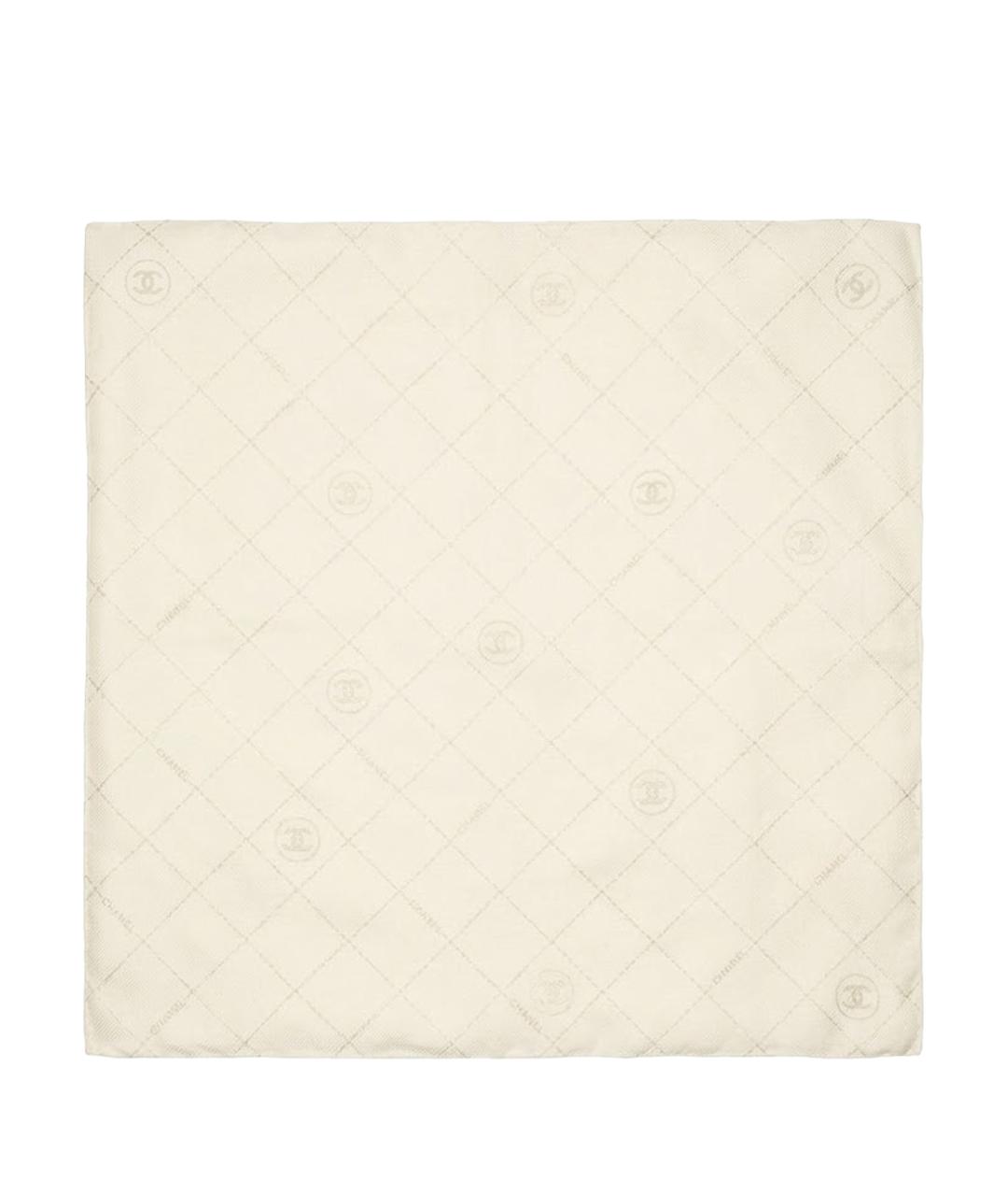 CHANEL Бежевый кашемировый платок, фото 1