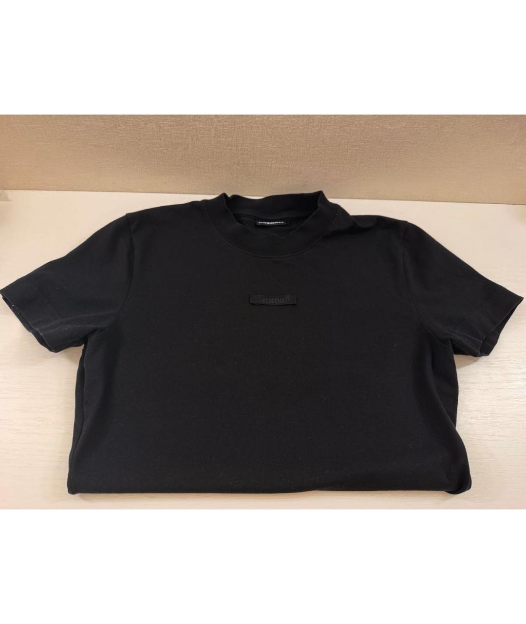 JACQUEMUS Черная футболка, фото 2