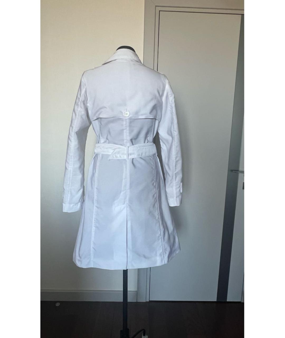 ICEBERG Белый полиэстеровый тренч/плащ, фото 3