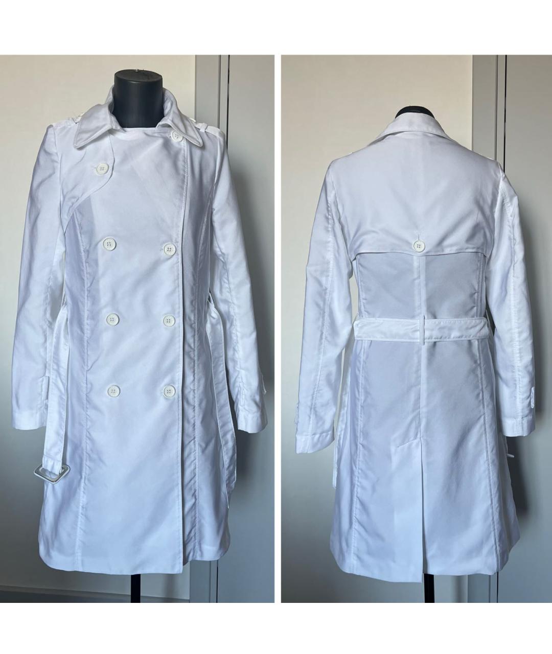 ICEBERG Белый полиэстеровый тренч/плащ, фото 4