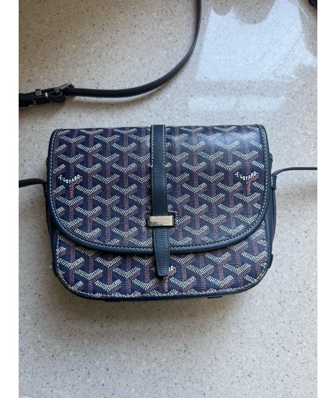 GOYARD Темно-синяя сумка на плечо, фото 9