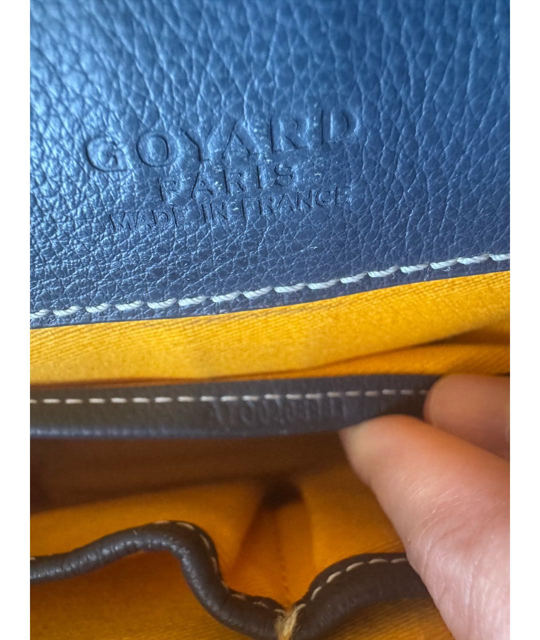 GOYARD Темно-синяя сумка на плечо, фото 6