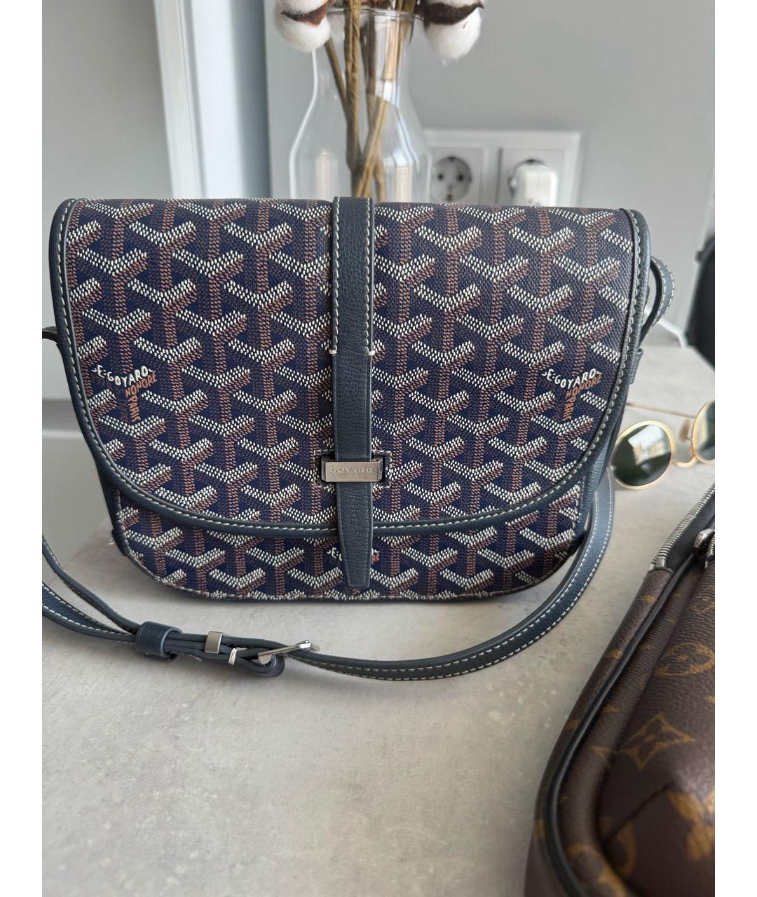 GOYARD Темно-синяя сумка на плечо, фото 8