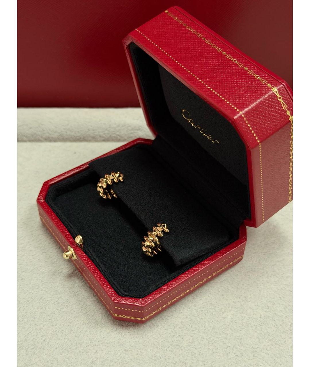 CARTIER Розовые серьги из розового золота, фото 6