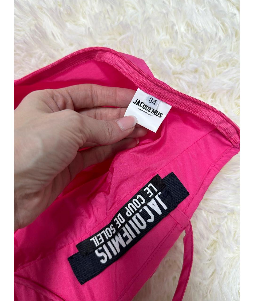 JACQUEMUS Розовый сарафан, фото 7