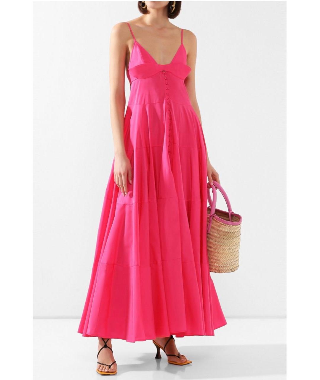 JACQUEMUS Розовый сарафан, фото 2