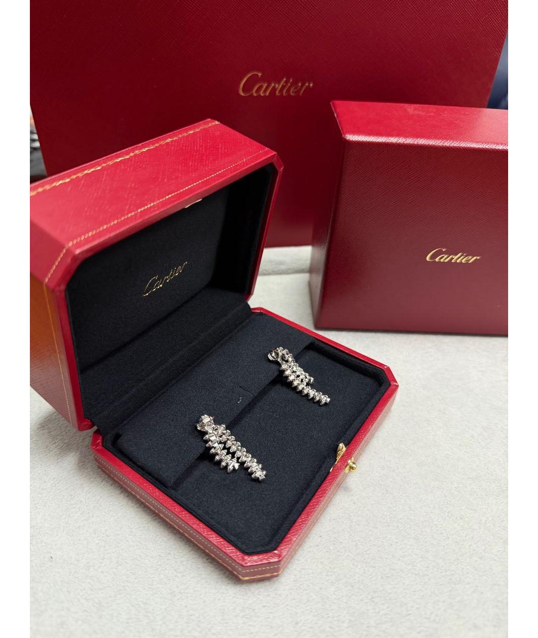 CARTIER Серебряные часы из белого золота, фото 2