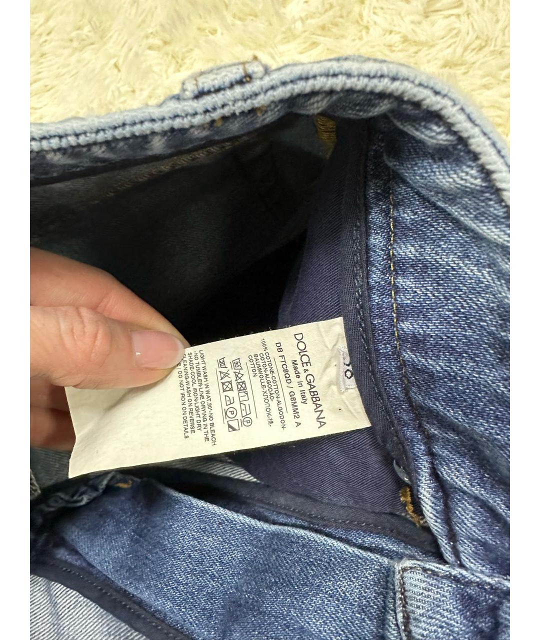 DOLCE&GABBANA Голубые шорты, фото 7