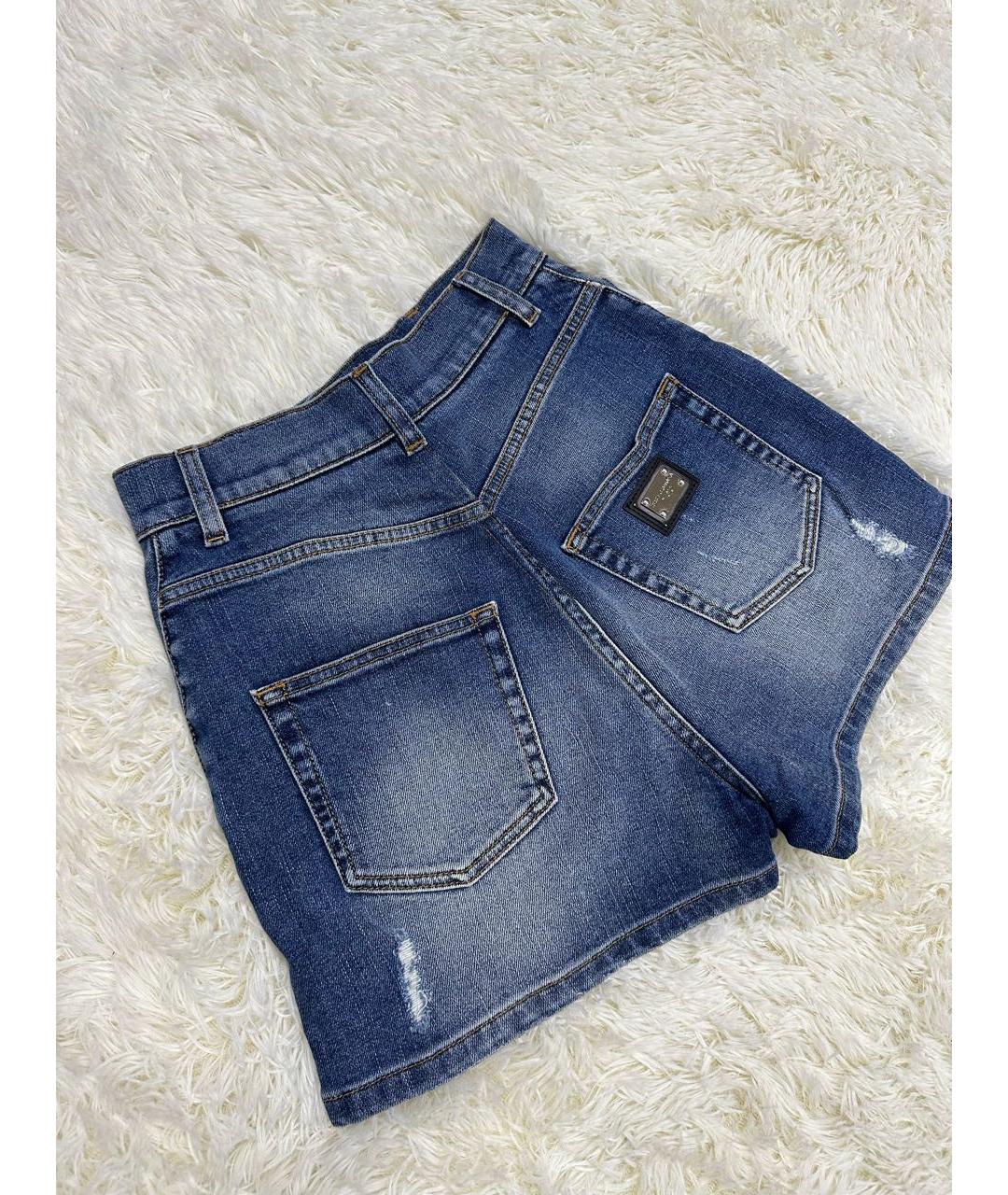 DOLCE&GABBANA Синие шорты, фото 3