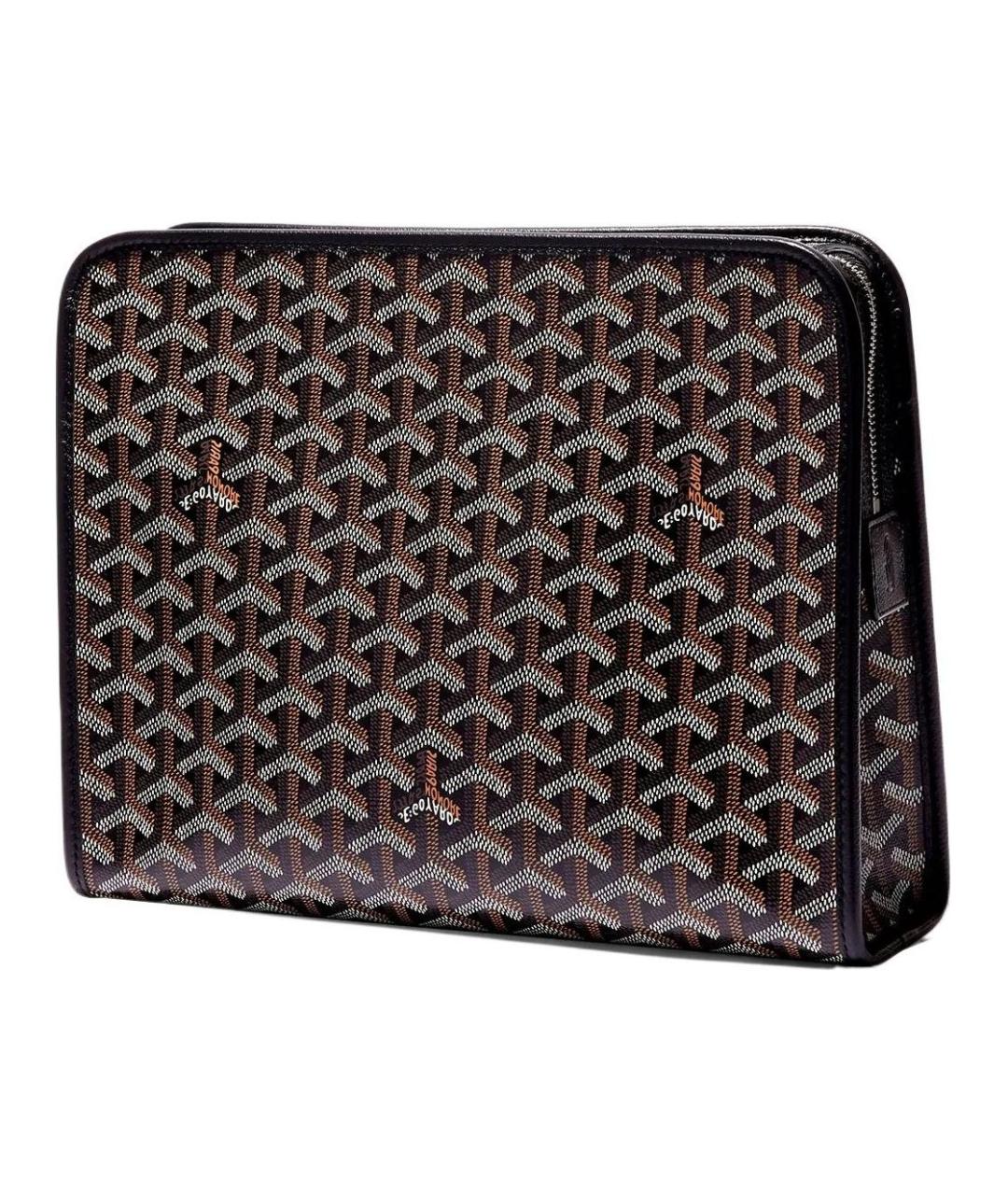 GOYARD Черная косметичка, фото 5