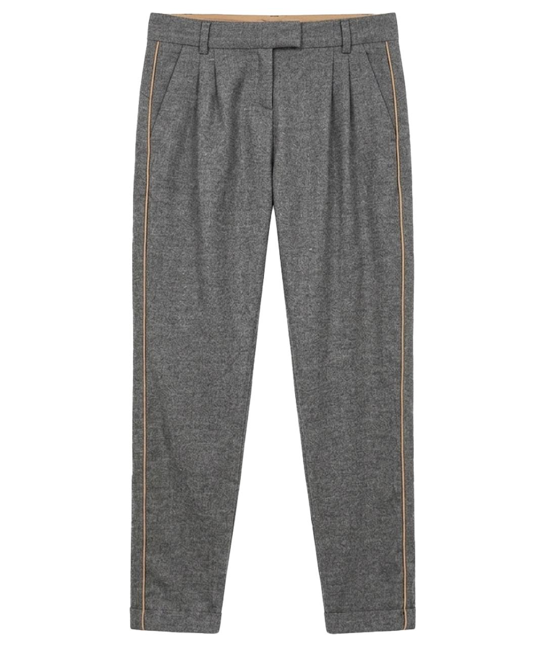 CHLOE Серые хлопковые брюки и шорты, фото 1