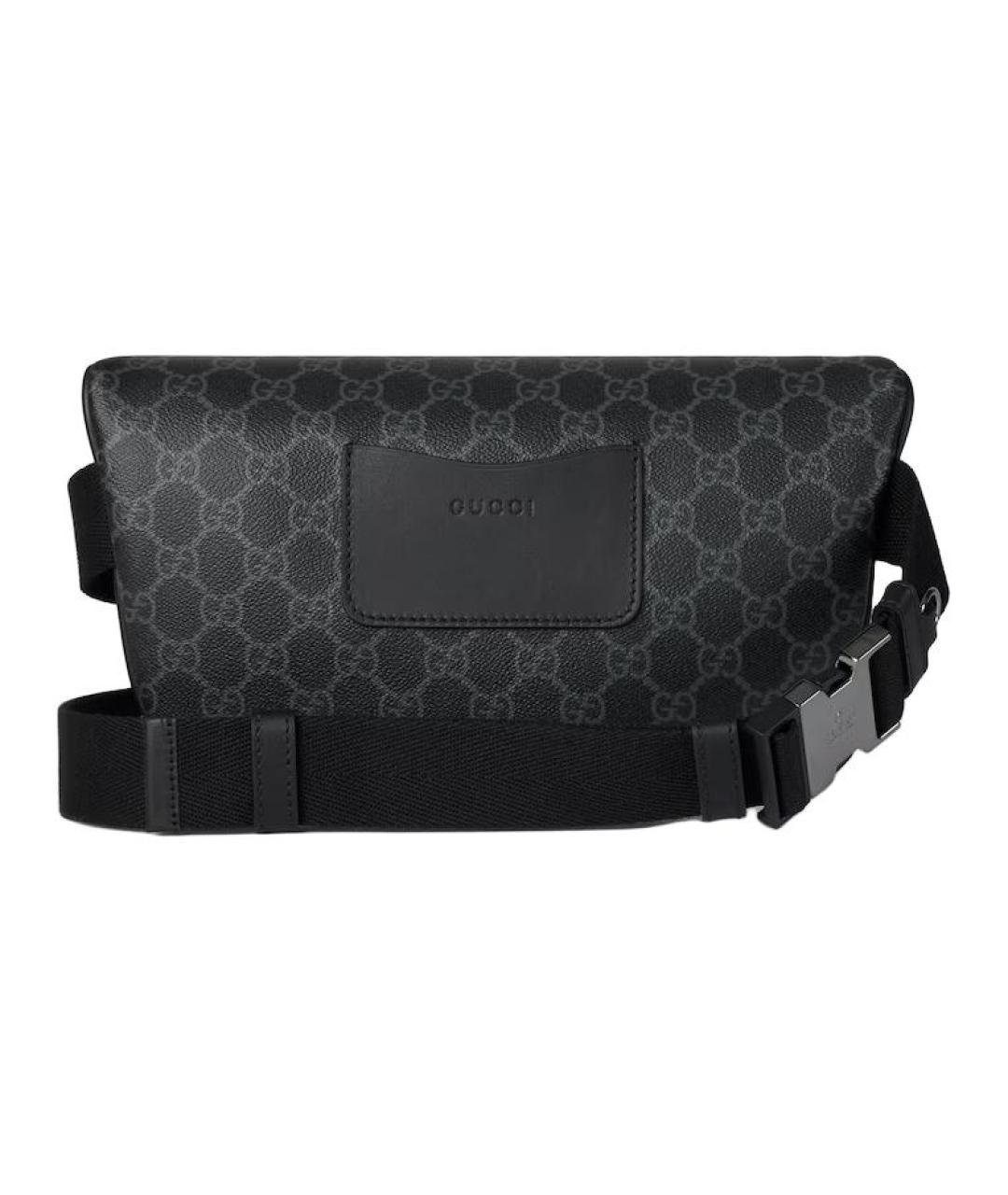 GUCCI Черная поясная сумка, фото 4