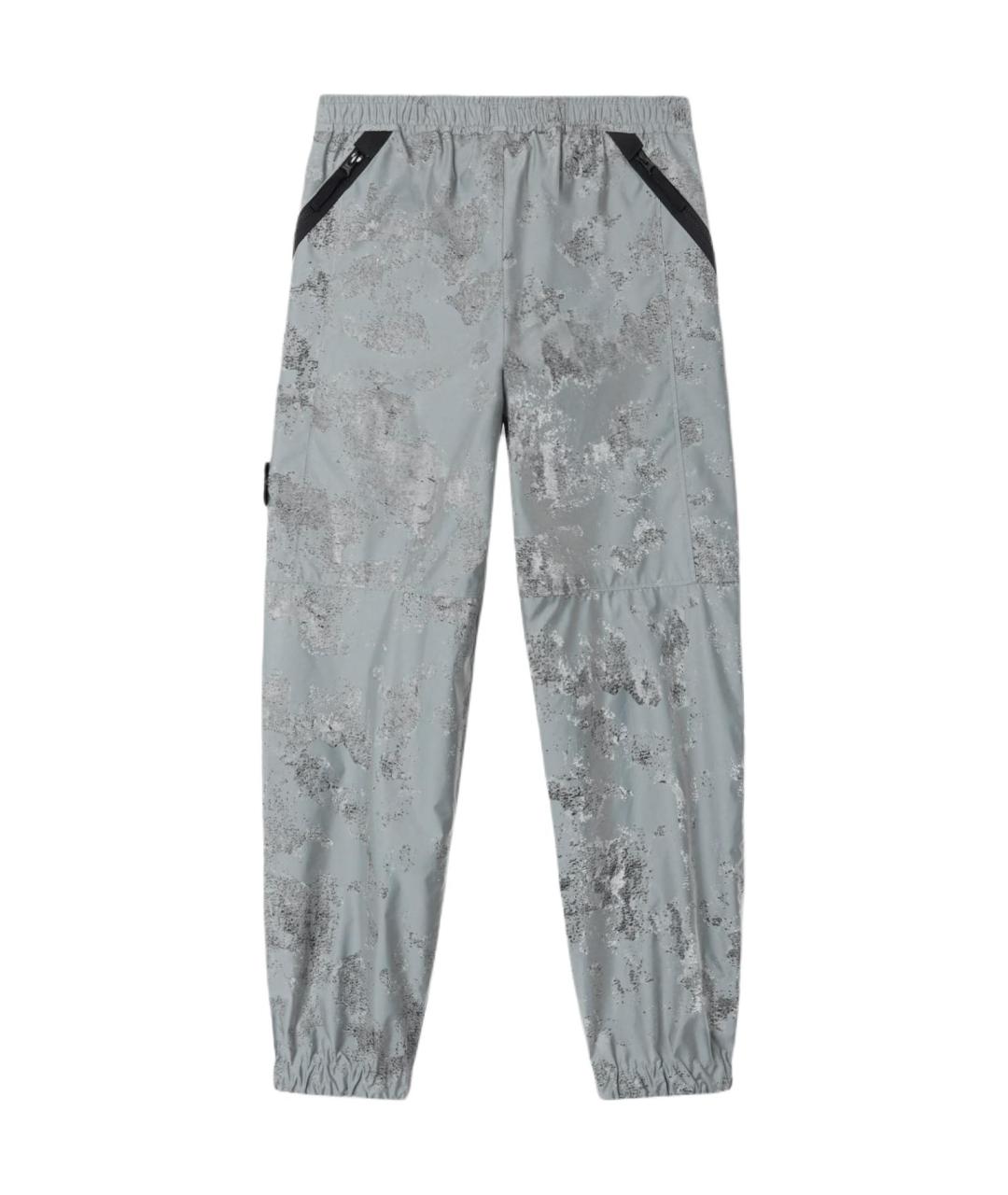 STONE ISLAND Серые повседневные брюки, фото 2