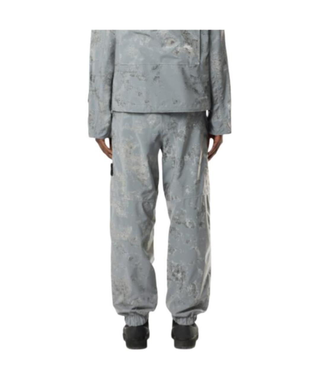 STONE ISLAND Серые повседневные брюки, фото 4