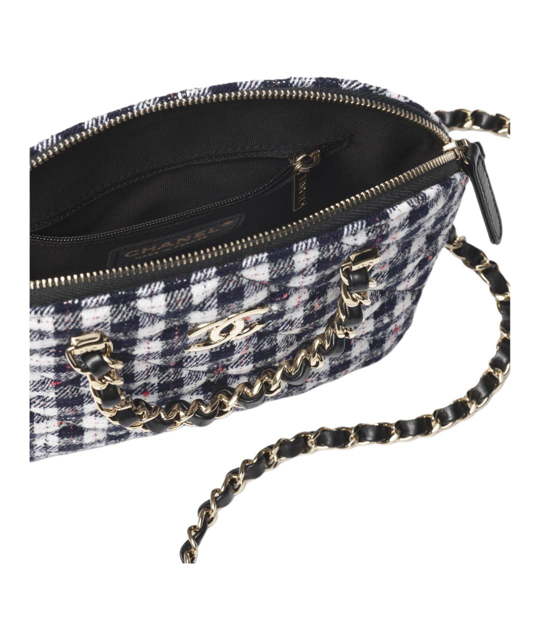 CHANEL Белая сумка через плечо, фото 3