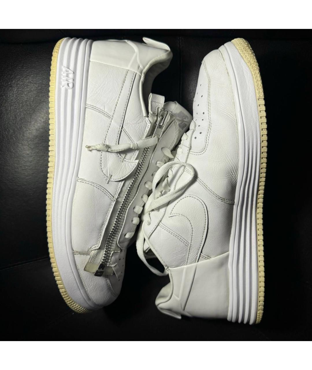 ACRONYM® Белые кожаные низкие кроссовки / кеды, фото 4