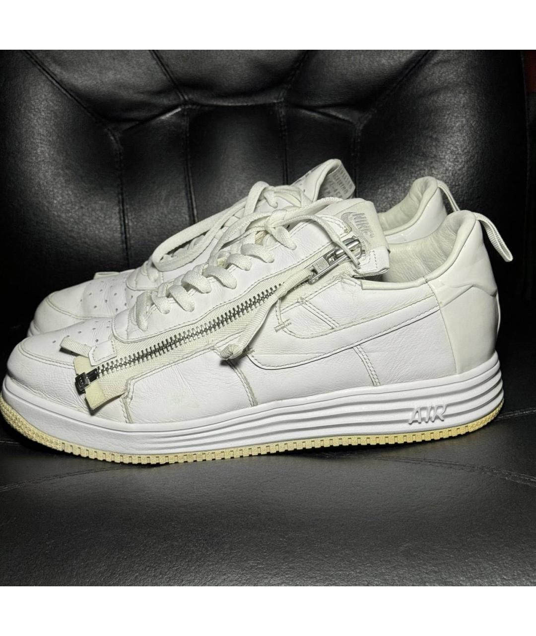 ACRONYM® Белые кожаные низкие кроссовки / кеды, фото 3