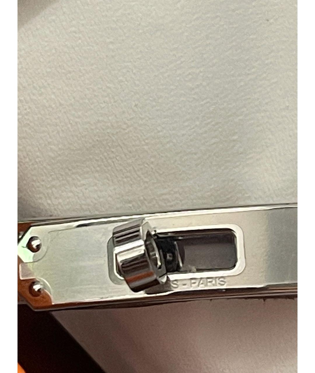 HERMES Бежевые кожаные сандалии, фото 7