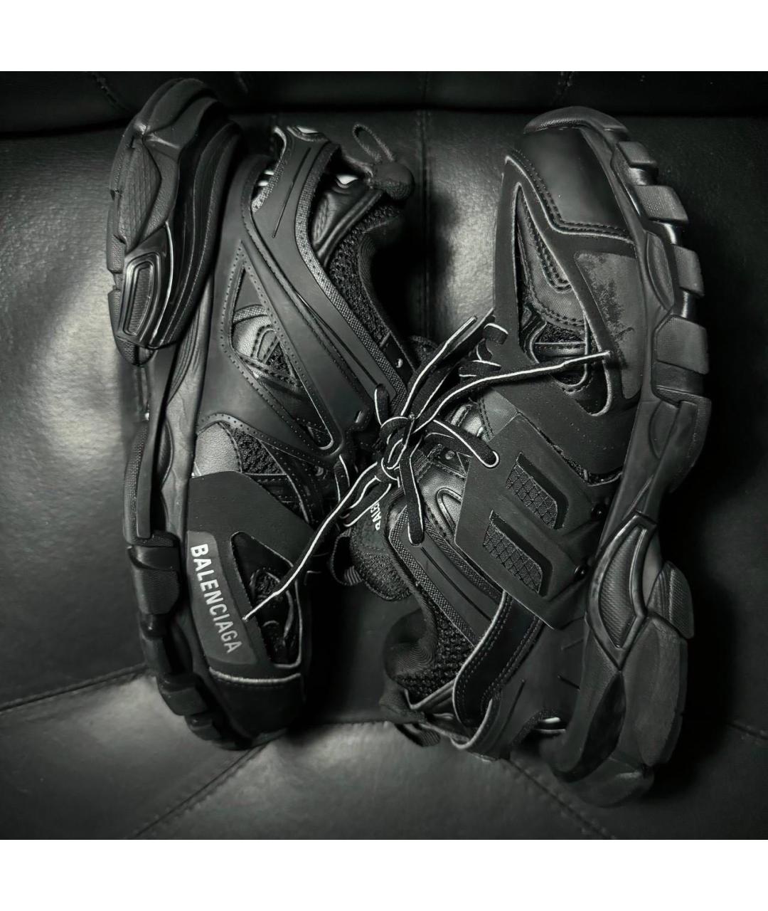 BALENCIAGA Черные текстильные кроссовки, фото 3