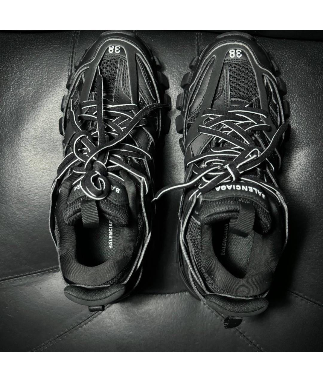BALENCIAGA Черные текстильные кроссовки, фото 7