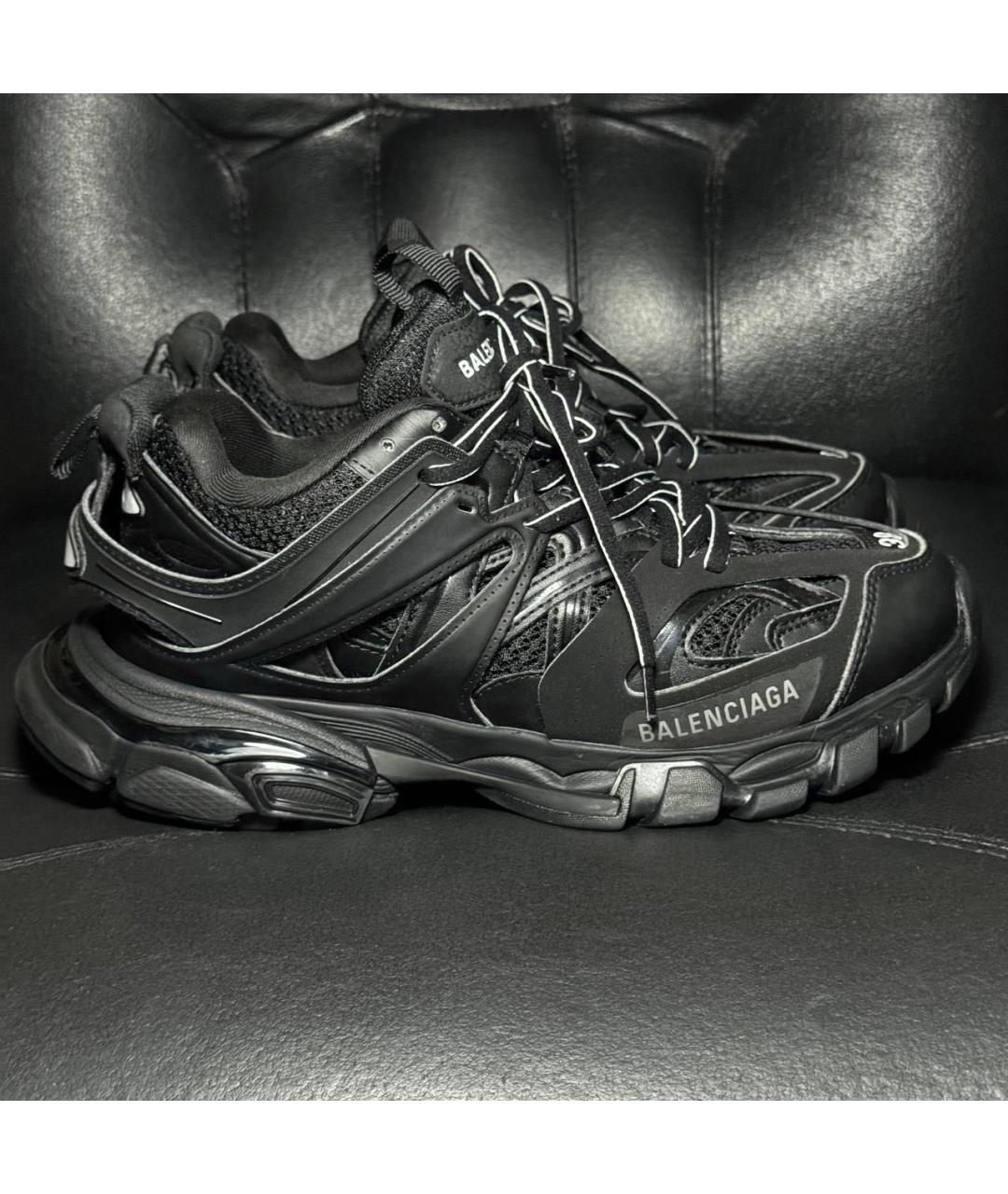 BALENCIAGA Черные текстильные кроссовки, фото 8