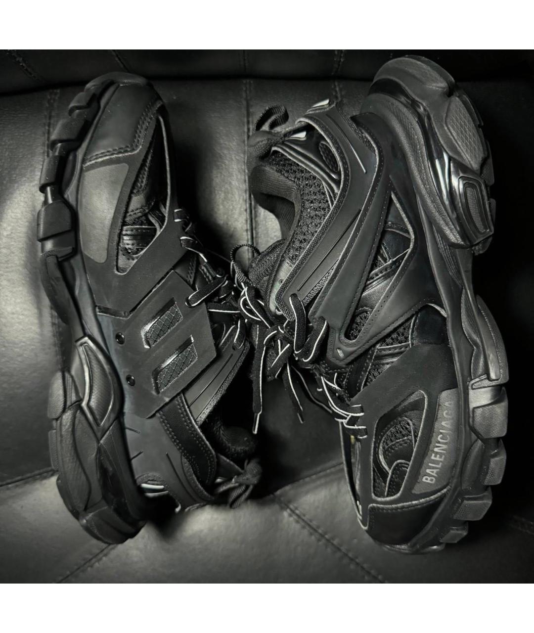 BALENCIAGA Черные текстильные кроссовки, фото 4