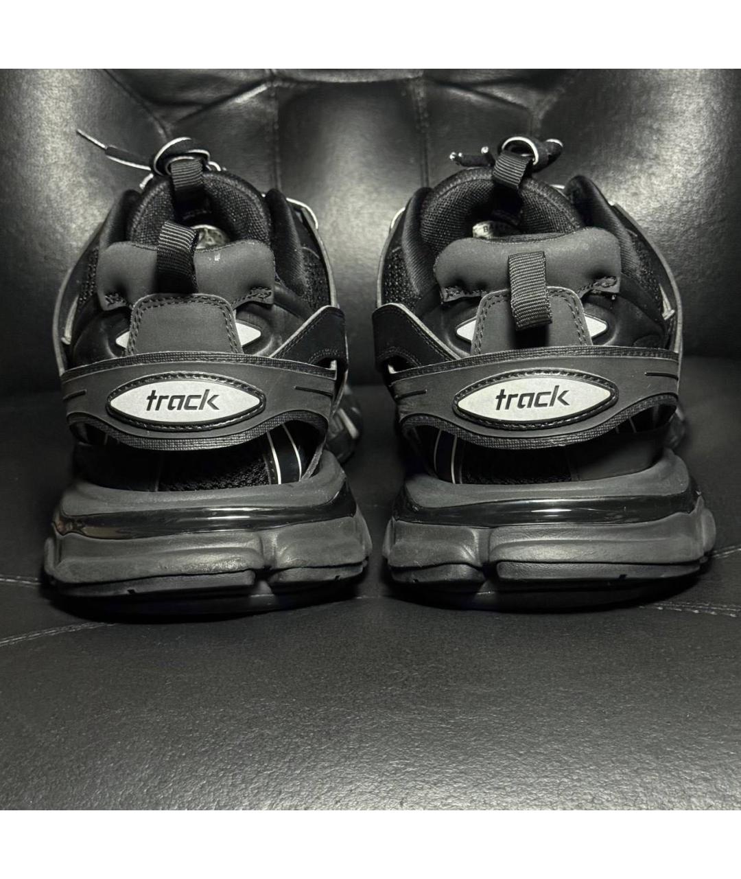 BALENCIAGA Черные текстильные низкие кроссовки / кеды, фото 2