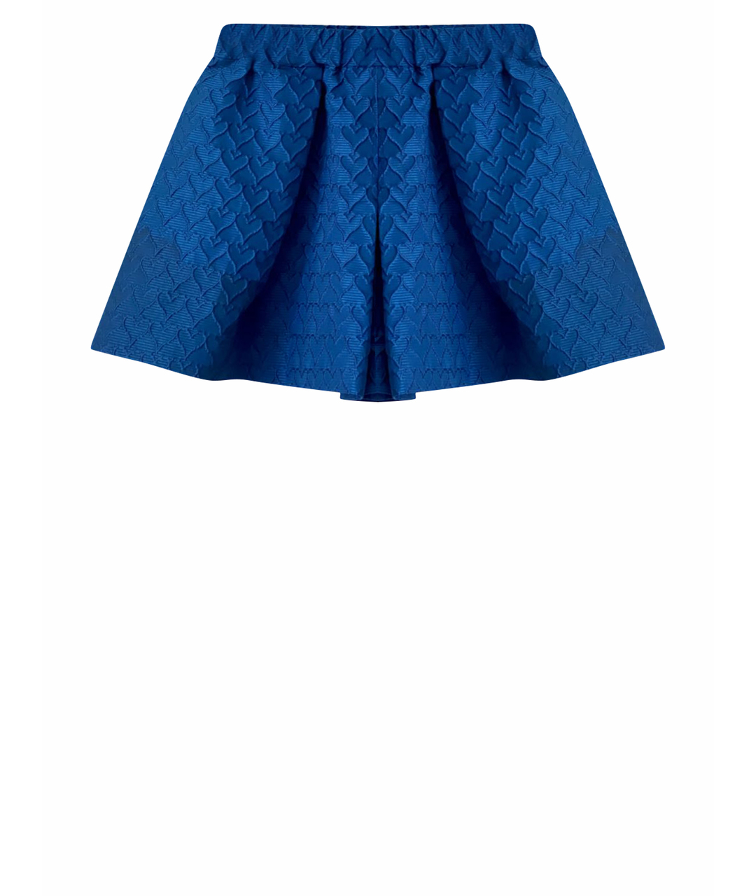 RED VALENTINO Синяя полиэстеровая юбка-шорты, фото 1