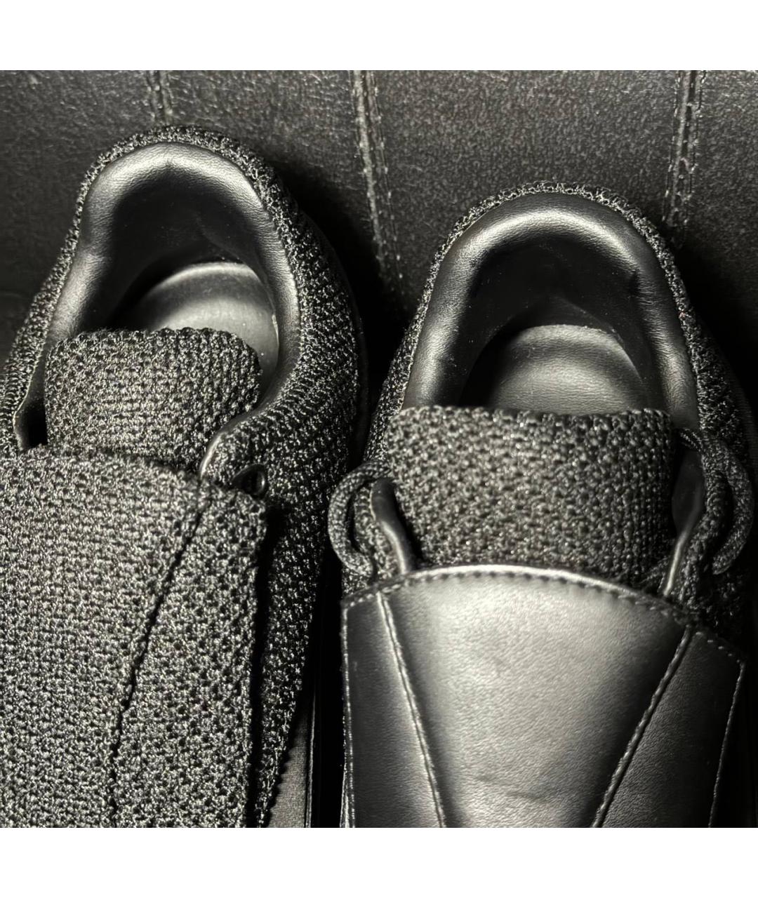 RAF SIMONS Черные кожаные кроссовки, фото 7