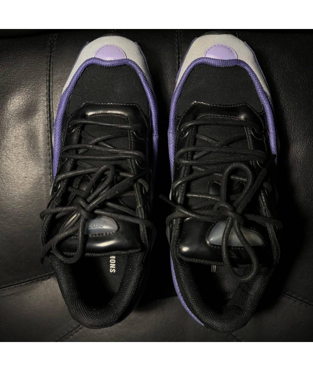 ADIDAS X RAF SIMONS Фиолетовые текстильные низкие кроссовки / кеды, фото 6