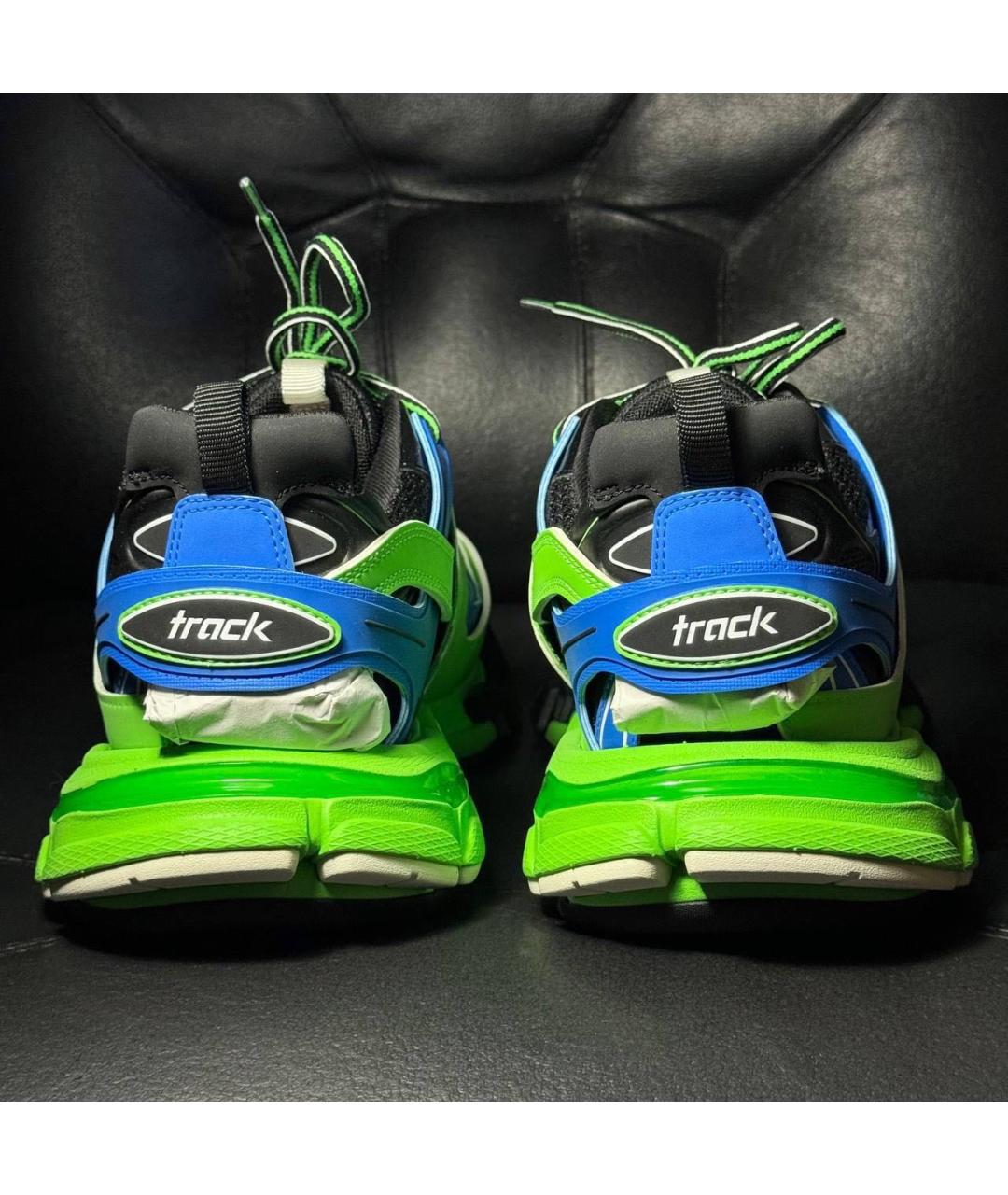 BALENCIAGA Зеленые текстильные кроссовки, фото 2