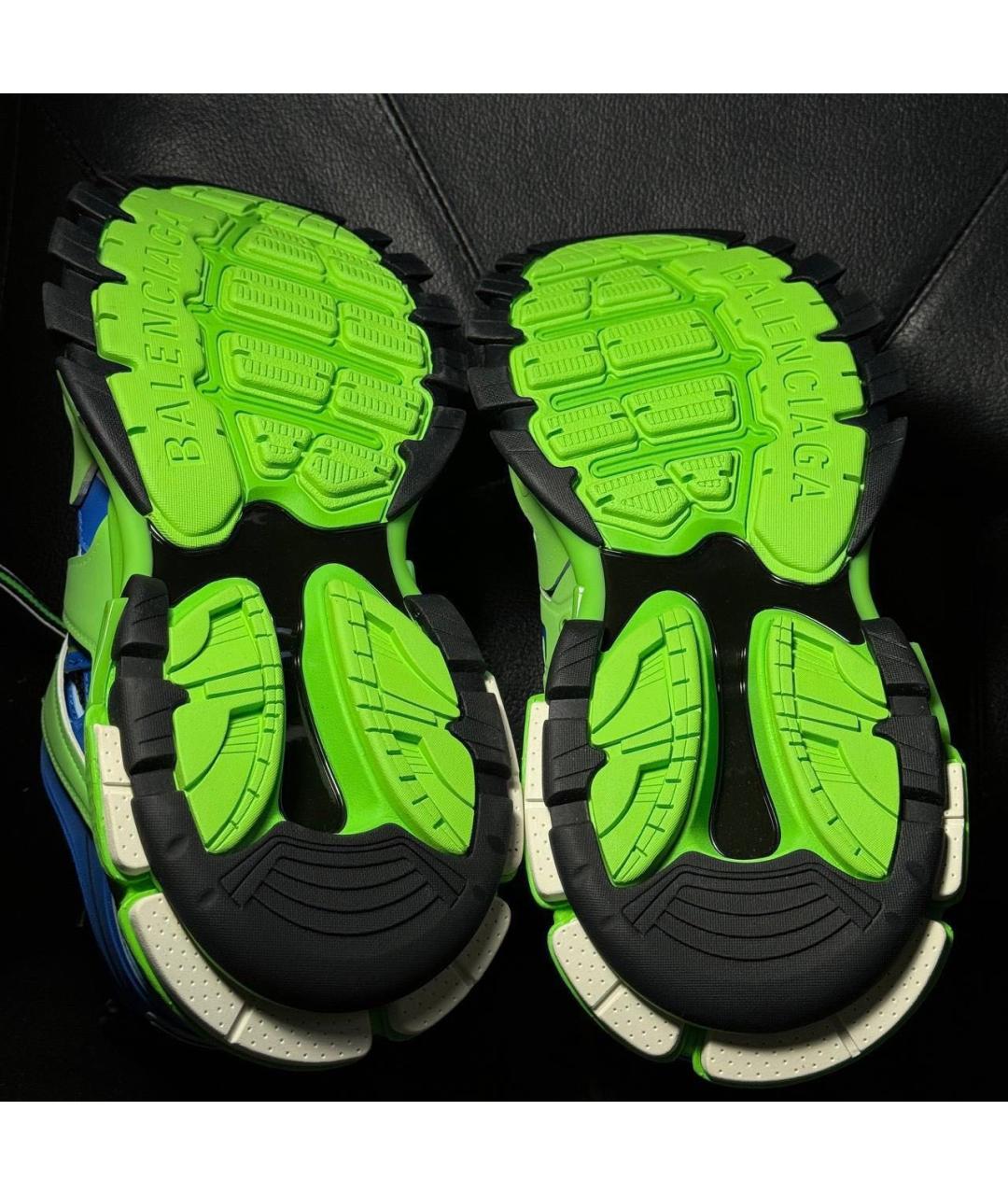 BALENCIAGA Зеленые текстильные кроссовки, фото 8