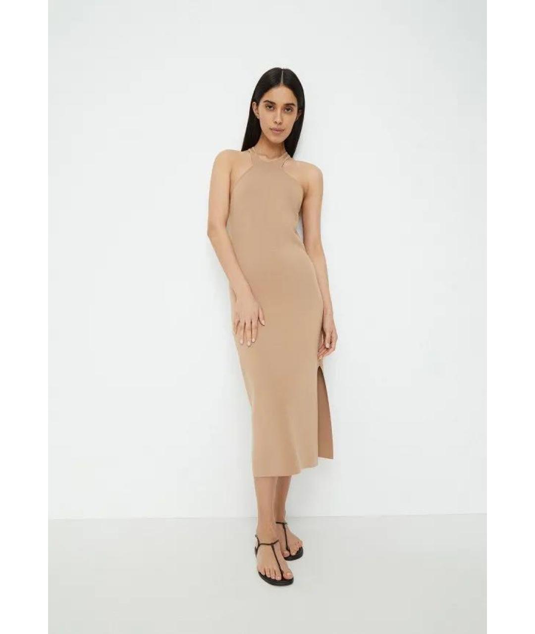 12 STOREEZ Бежевое повседневное платье, фото 7