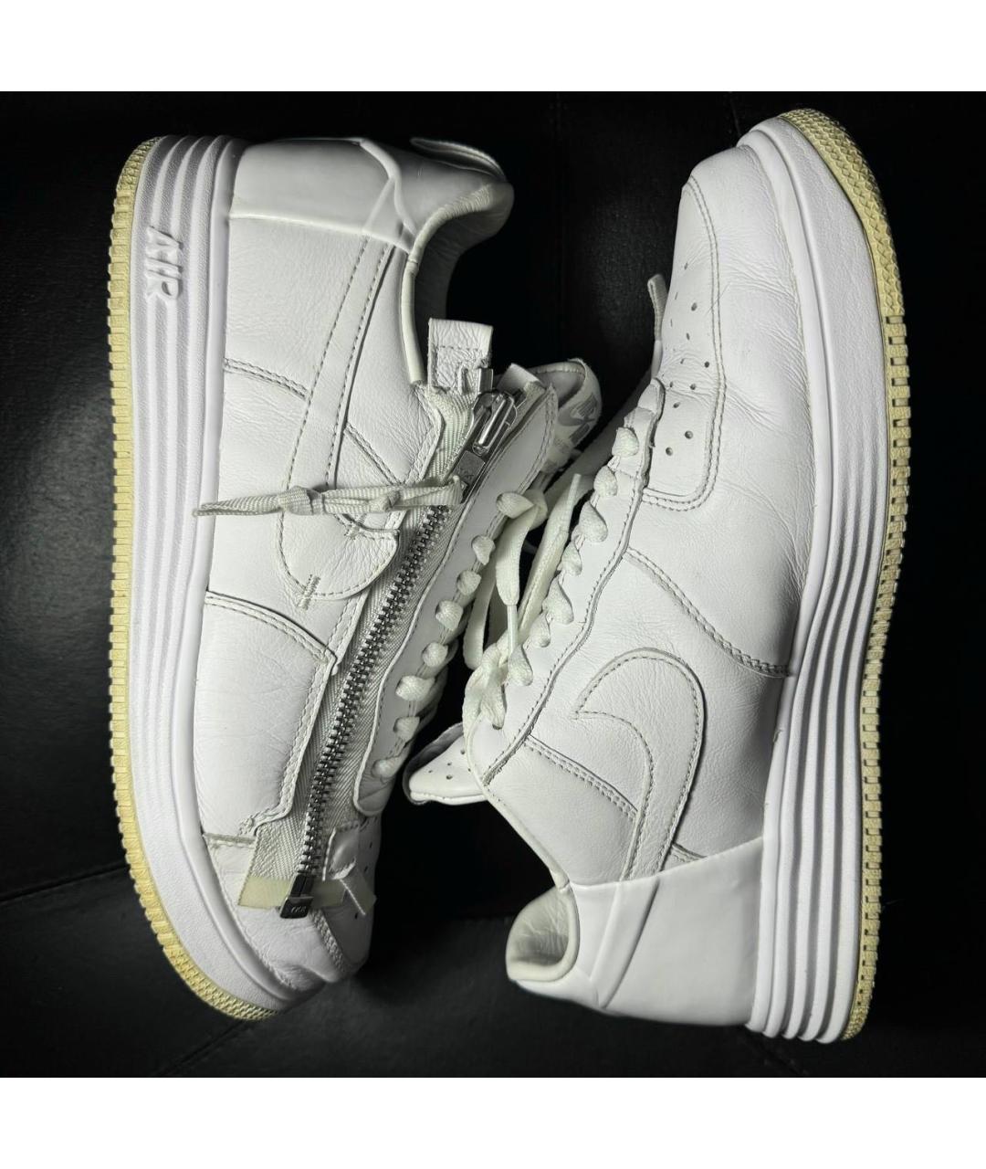 ACRONYM® Белые кожаные низкие кроссовки / кеды, фото 3