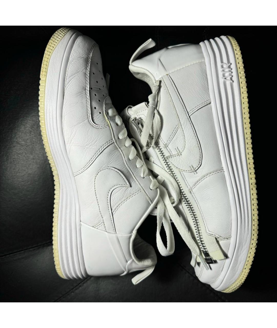 ACRONYM® Белые кожаные низкие кроссовки / кеды, фото 4