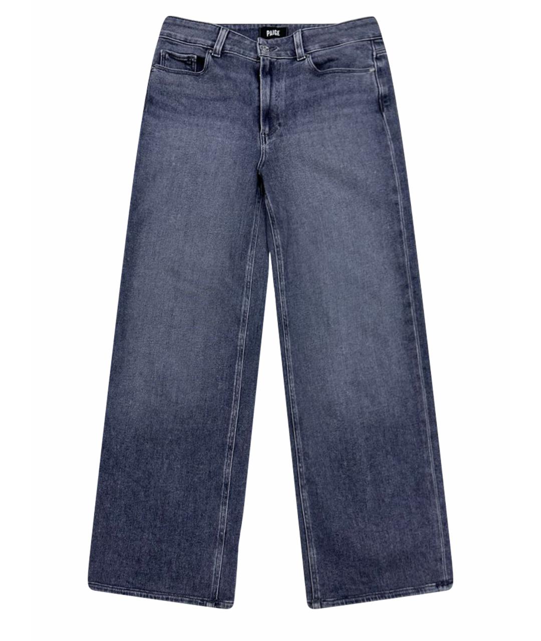 PAIGE Антрацитовые прямые джинсы, фото 1