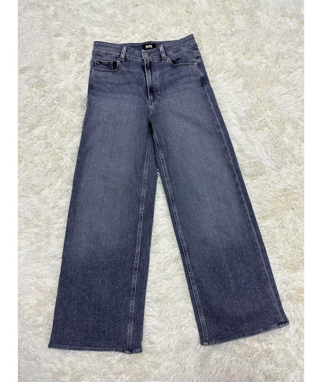 PAIGE Антрацитовые прямые джинсы, фото 6